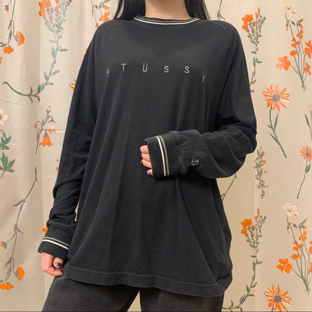Stussy crew long sleeve